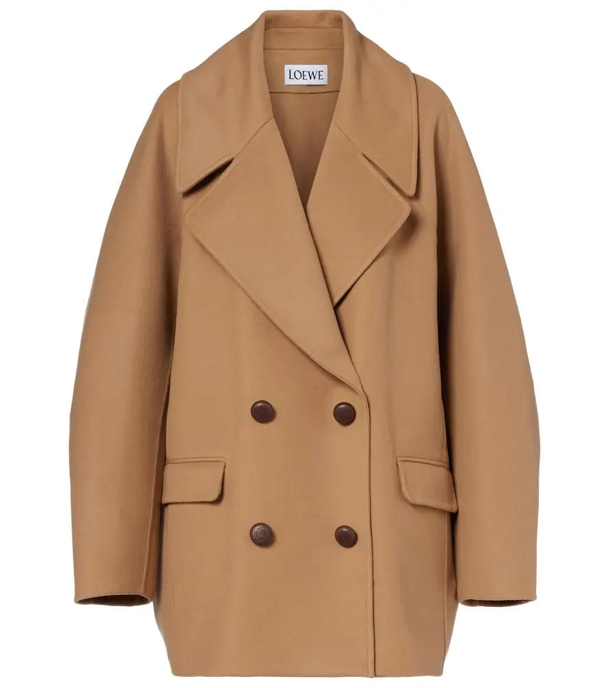 Loewe Oversized wool peacoat