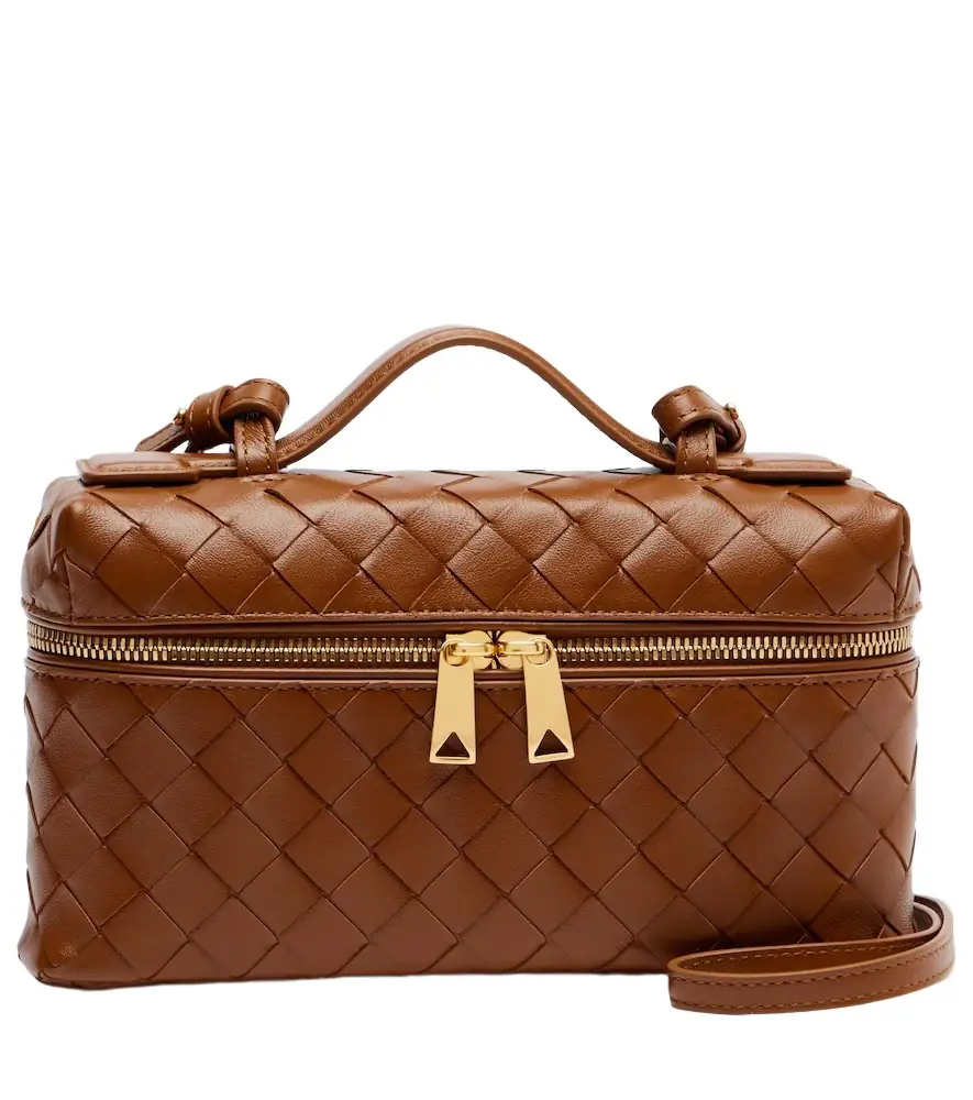 Bottega Veneta Bang Bang Intrecciato leather vanity bag