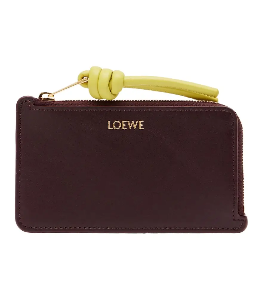 Loewe Knot leather card holder