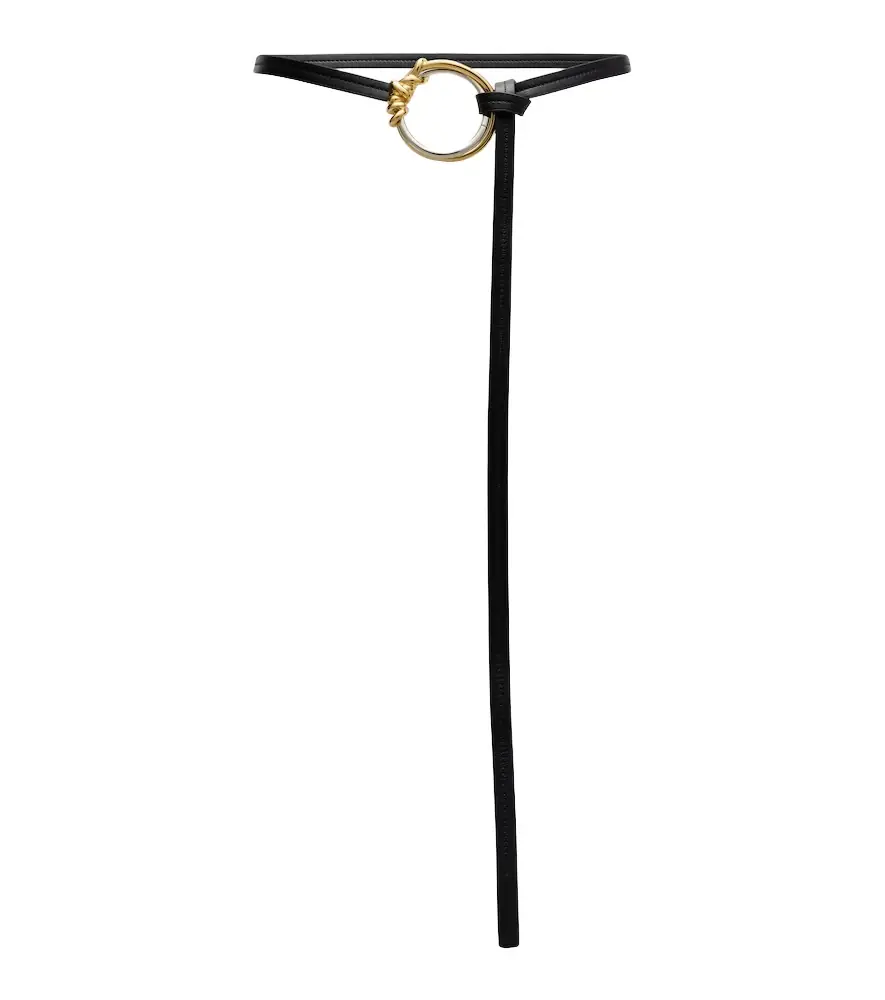 Bottega Veneta Knot Ring leather belt