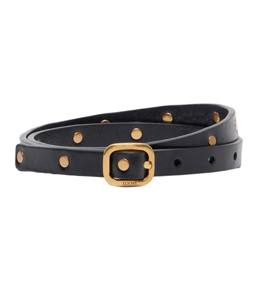 Loewe Studded leather belt