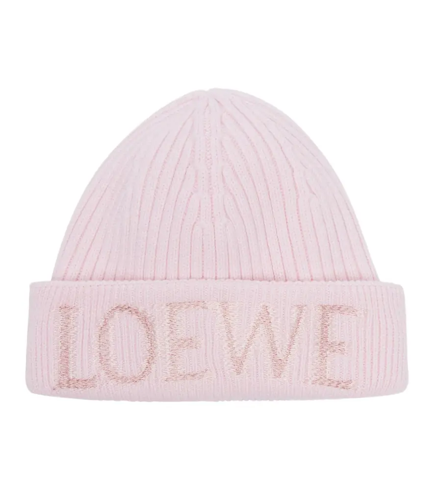 Loewe Logo wool beanie