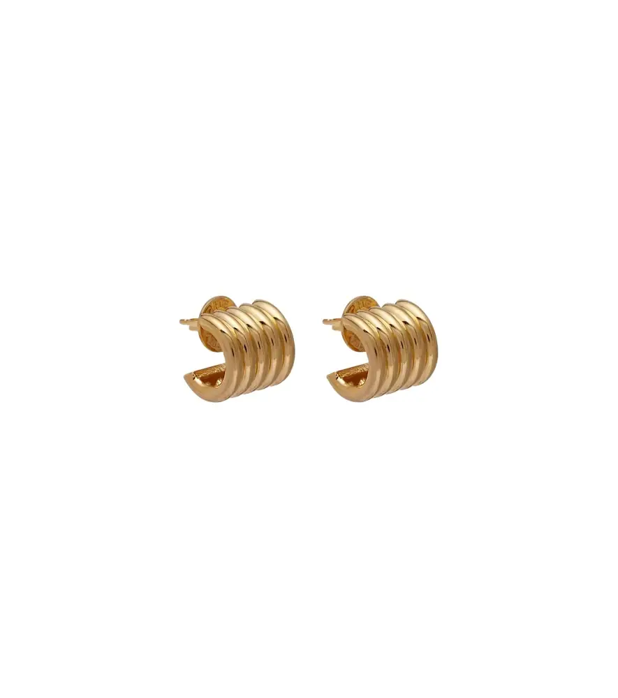 Dehanche Déhanche Hollyhock gold-plated sterling silver earrings