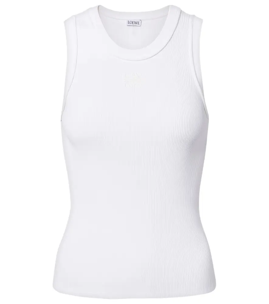 Loewe Anagram ribbed-knit tank top