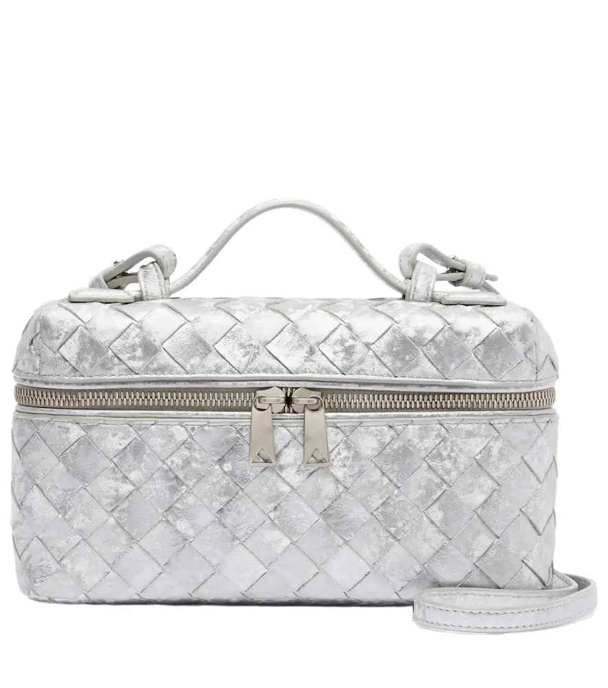 Bottega Veneta Bang Bang metallic leather vanity bag