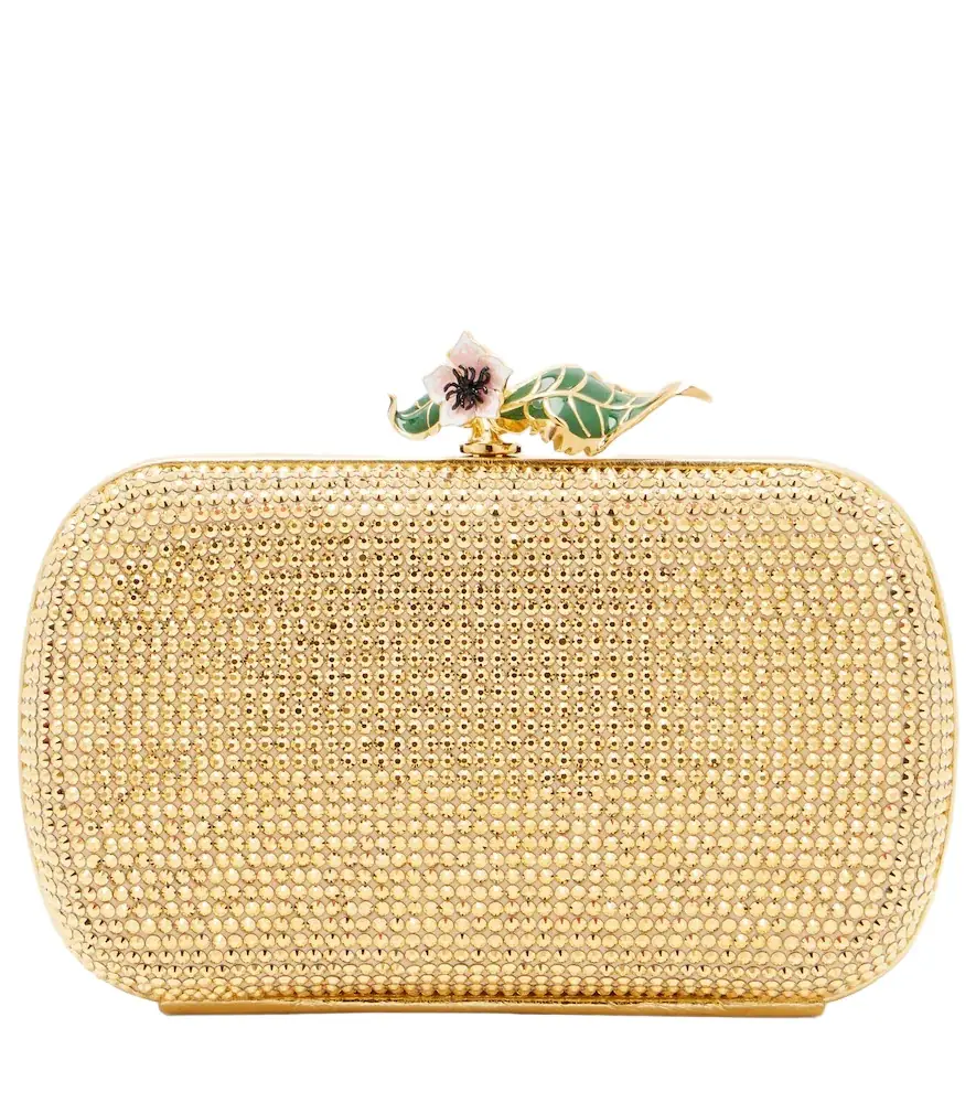 Bottega Veneta Knot embellished leather clutch