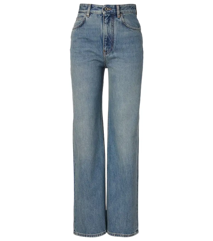 Loewe High-rise wide-leg jeans