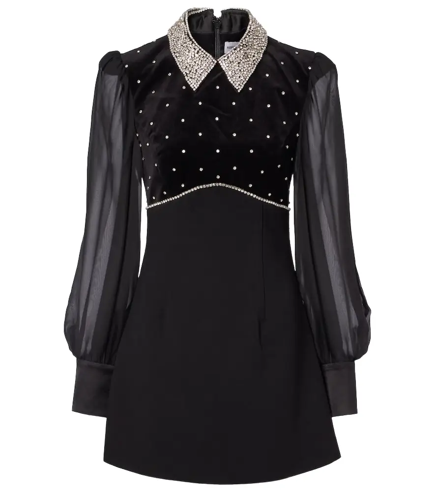 Rebecca Vallance Crystal-embellished minidress