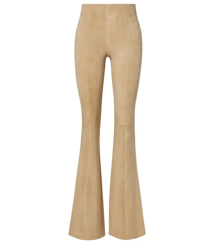 Stouls Gege suede flared pants