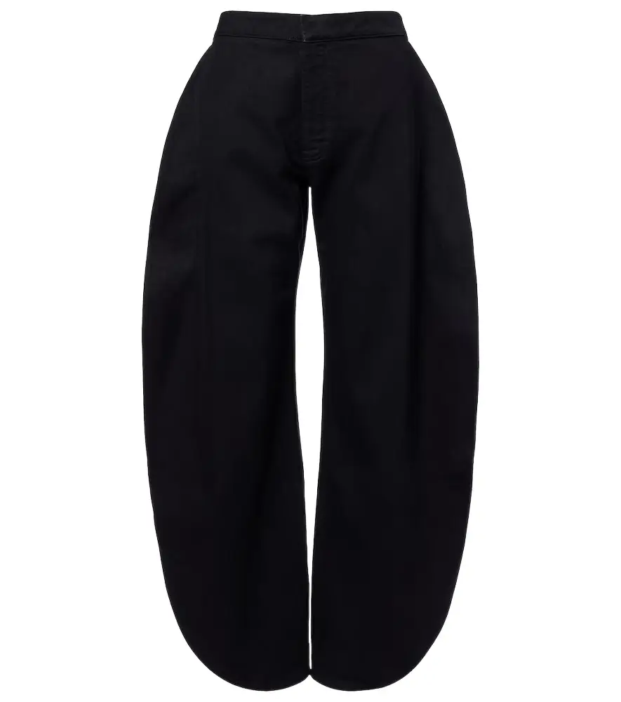 Alaia Alaïa Faded barrel-leg jeans