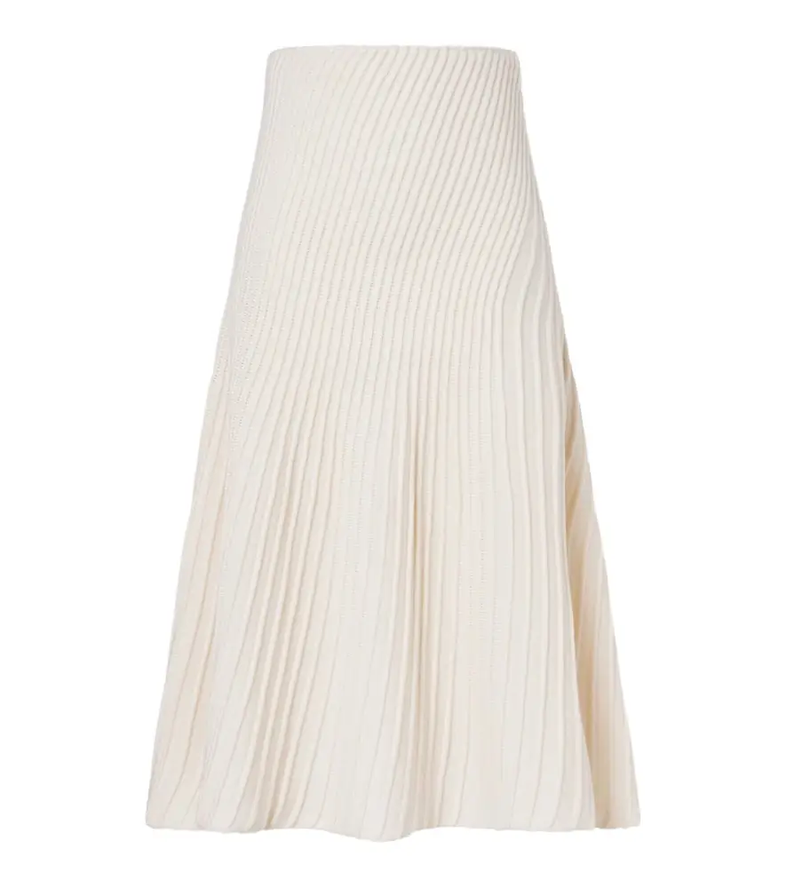 Alaia Alaïa Wool and cashmere midi skirt