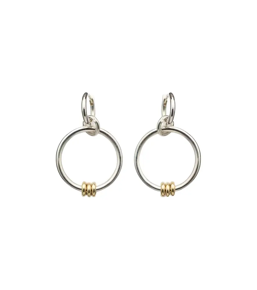 Spinelli Kilcollin Asha sterling silver and 18kt gold earrings