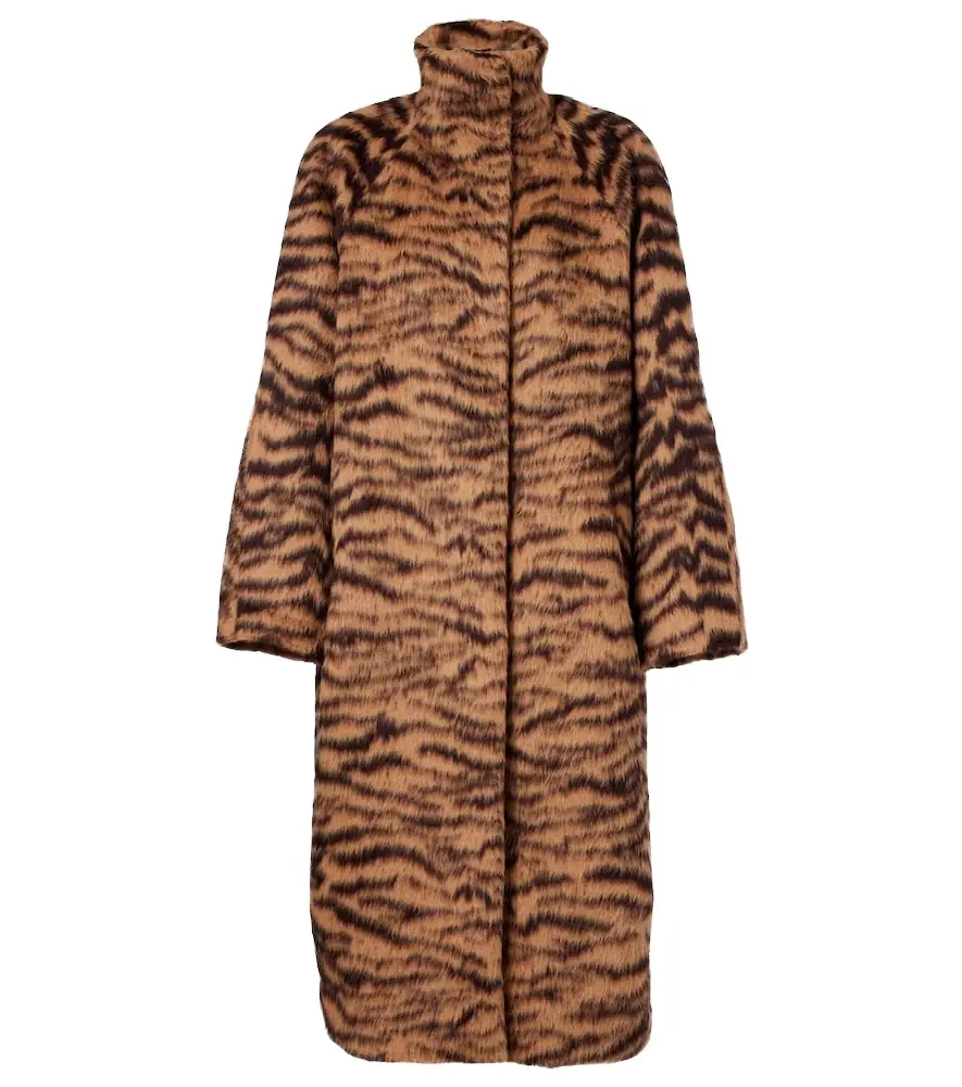 Alaia Alaïa Wool-blend jacquard coat
