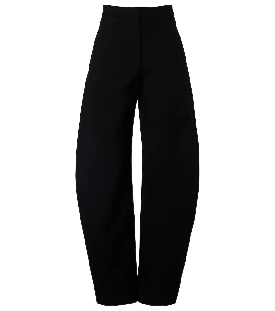 Alaia Alaïa Wool-blend barrel-leg pants