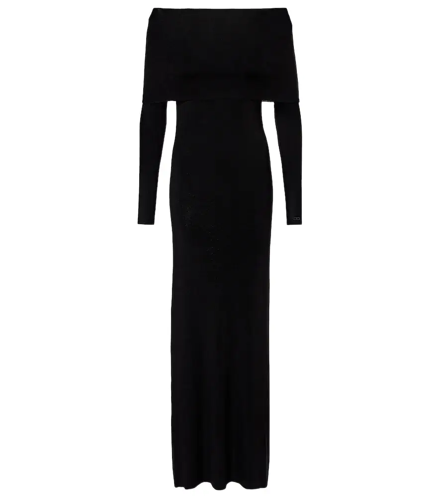 Balenciaga Off-shoulder maxi dress
