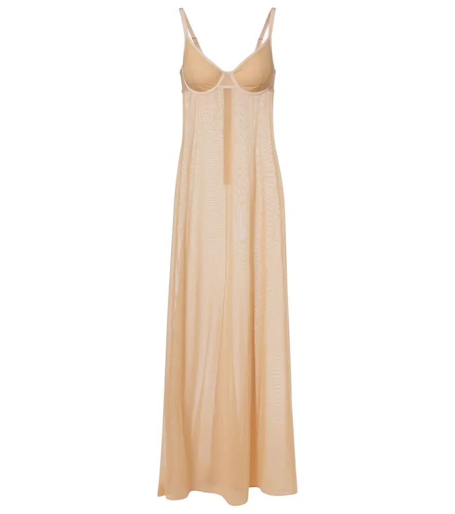Balenciaga Sheer maxi dress
