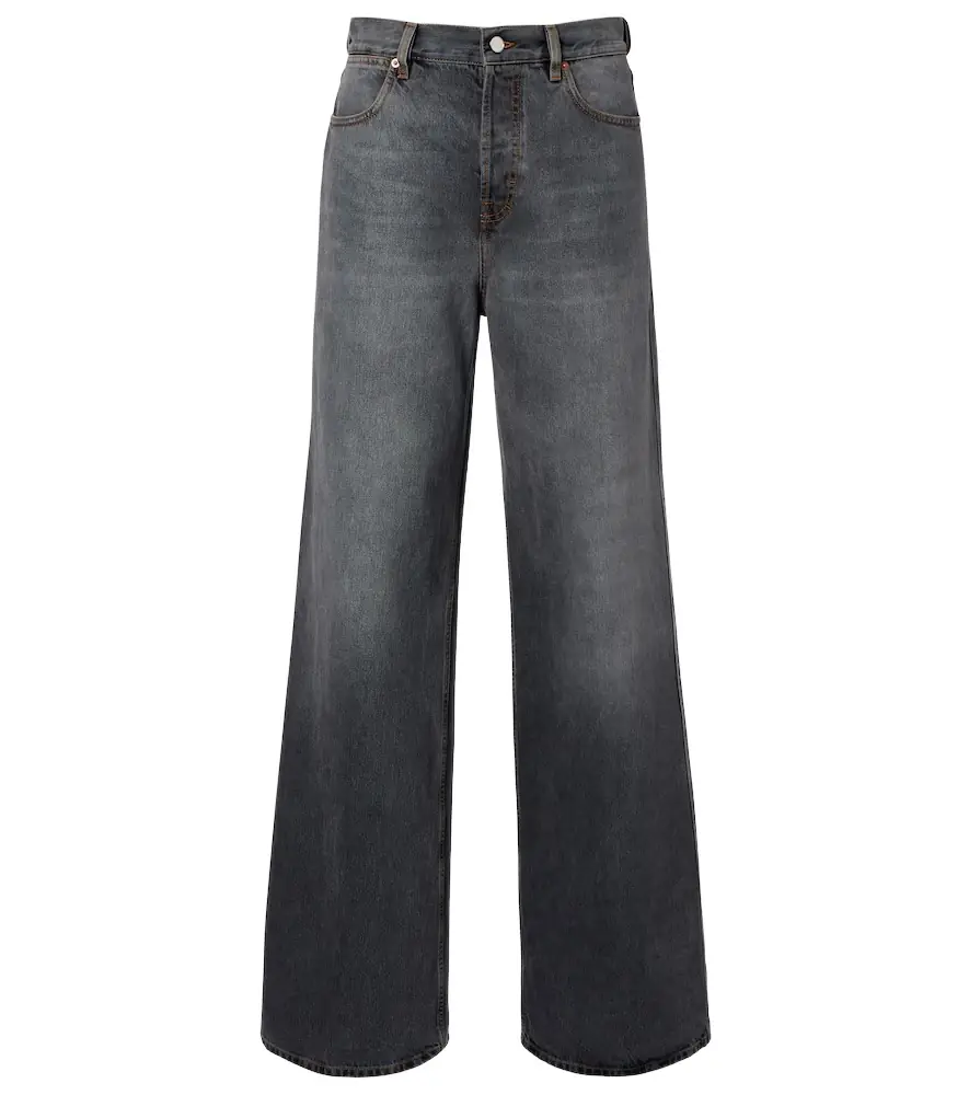 Gucci Faded wide-leg jeans