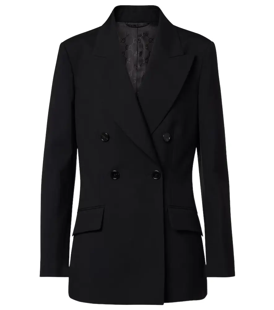 Gucci Double-breasted wool blazer