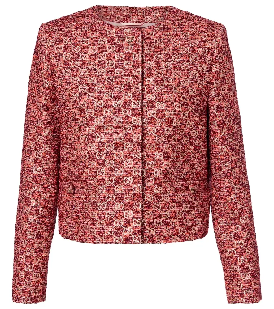 Gucci GG lamé tweed jacket