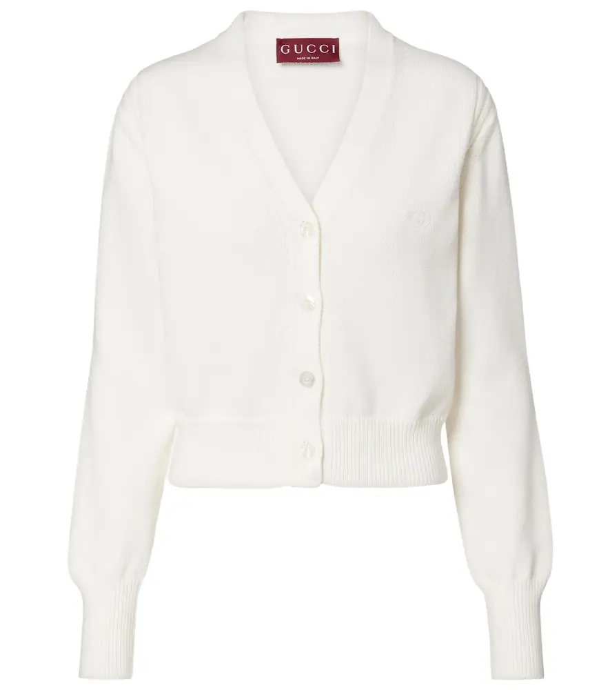 Gucci GG cotton cardigan