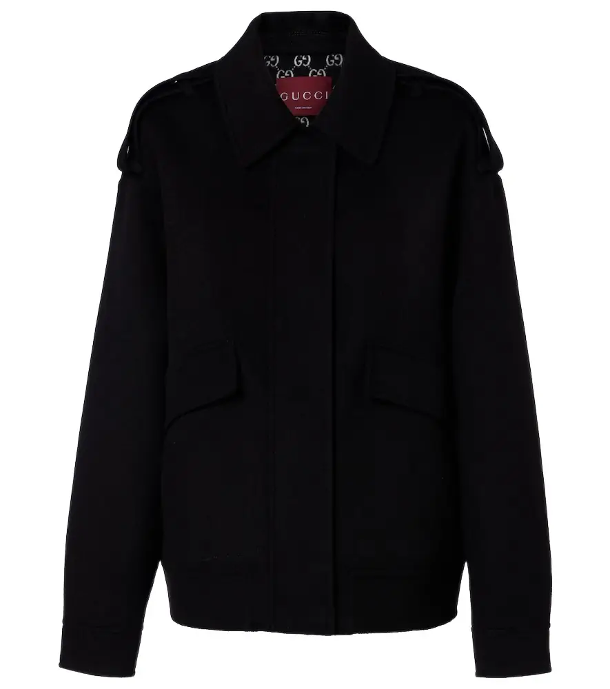 Gucci Wool bomber jacket