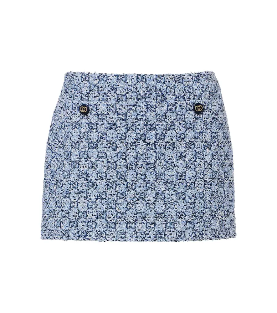 Gucci GG tweed miniskirt