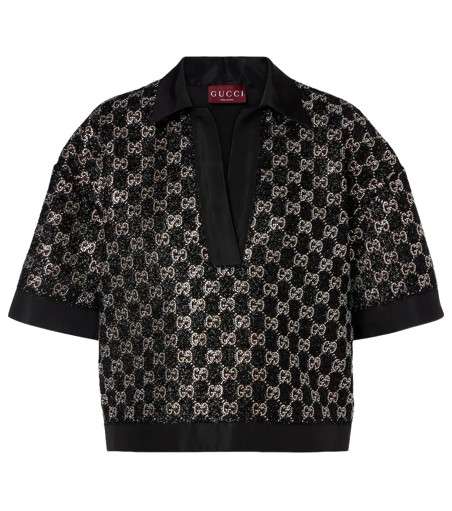 Gucci GG embellished top
