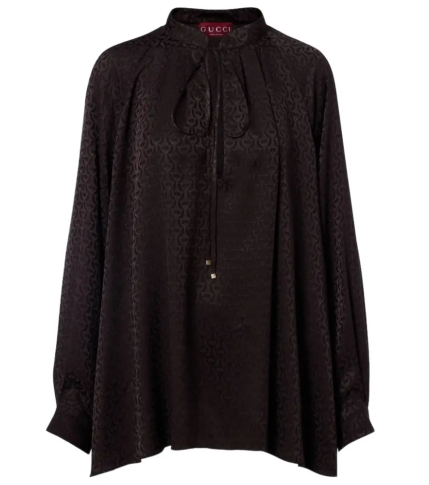 Gucci Printed silk shirt