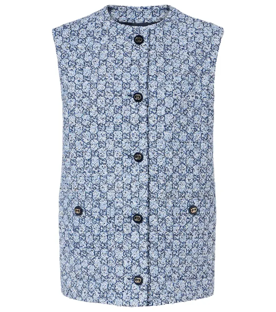 Gucci GG tweed vest