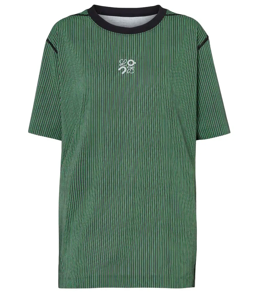 Loewe x On embroidered striped T-shirt