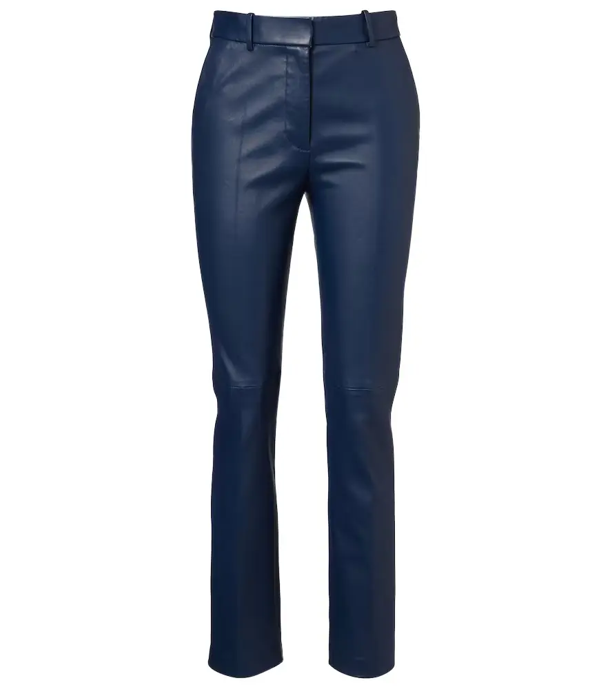 Joseph Coleman leather slim pants