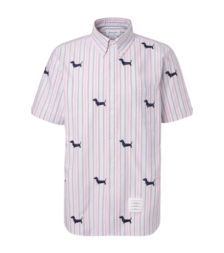 Thom Browne Striped cotton shirt