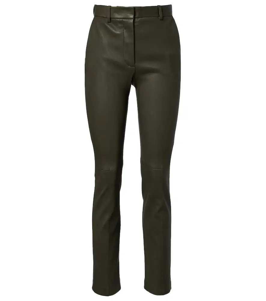 Joseph Leather slim pants