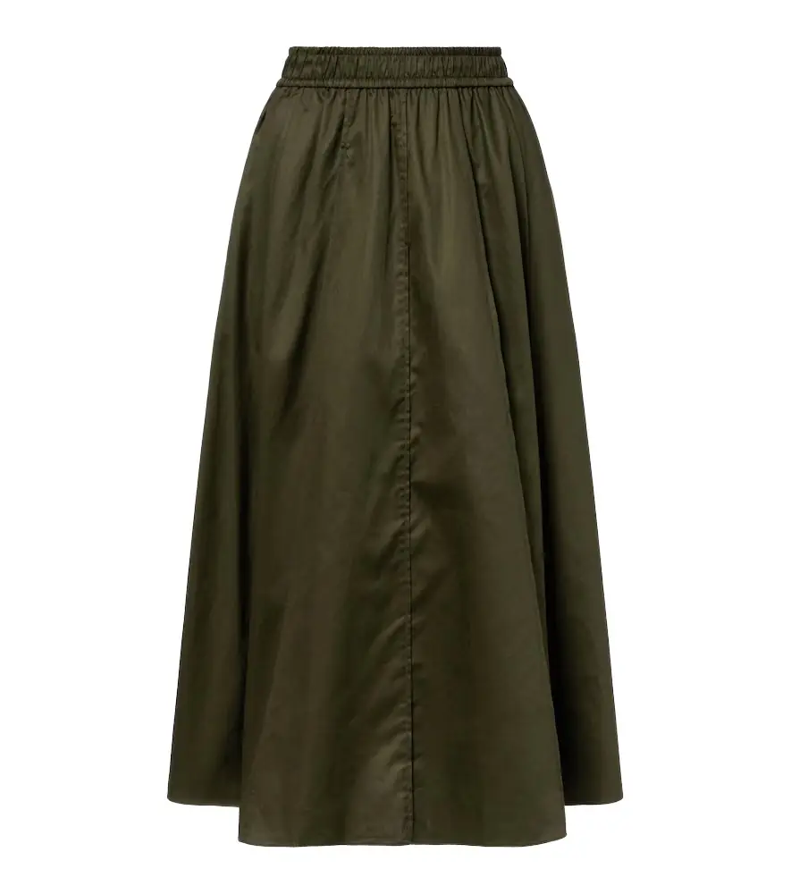 Joseph Manar cotton poplin maxi skirt