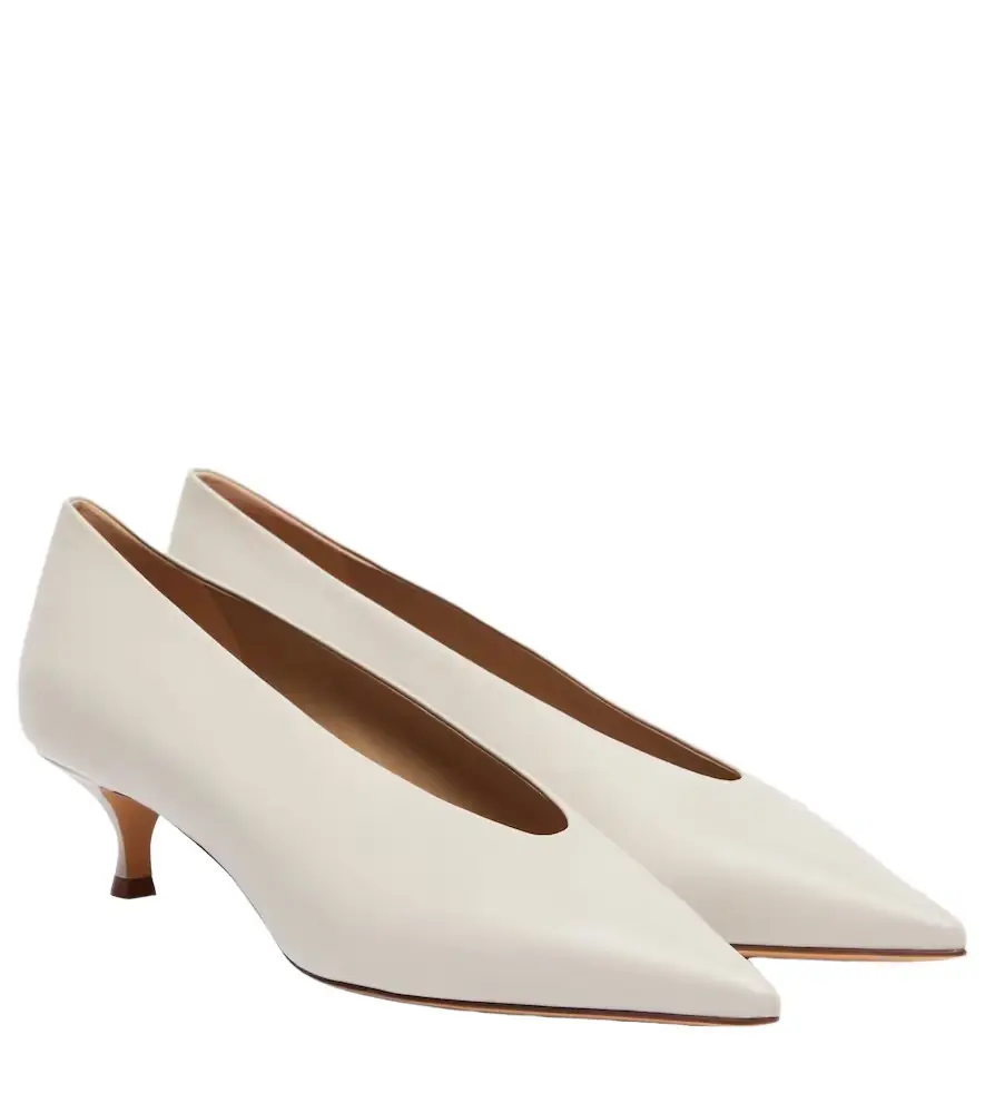 Le Monde Beryl Le Monde Béryl Babouche leather pumps