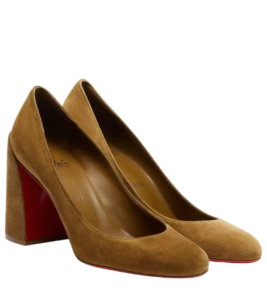 Christian Louboutin Miss Sab 85 suede pumps - Women's Shoes