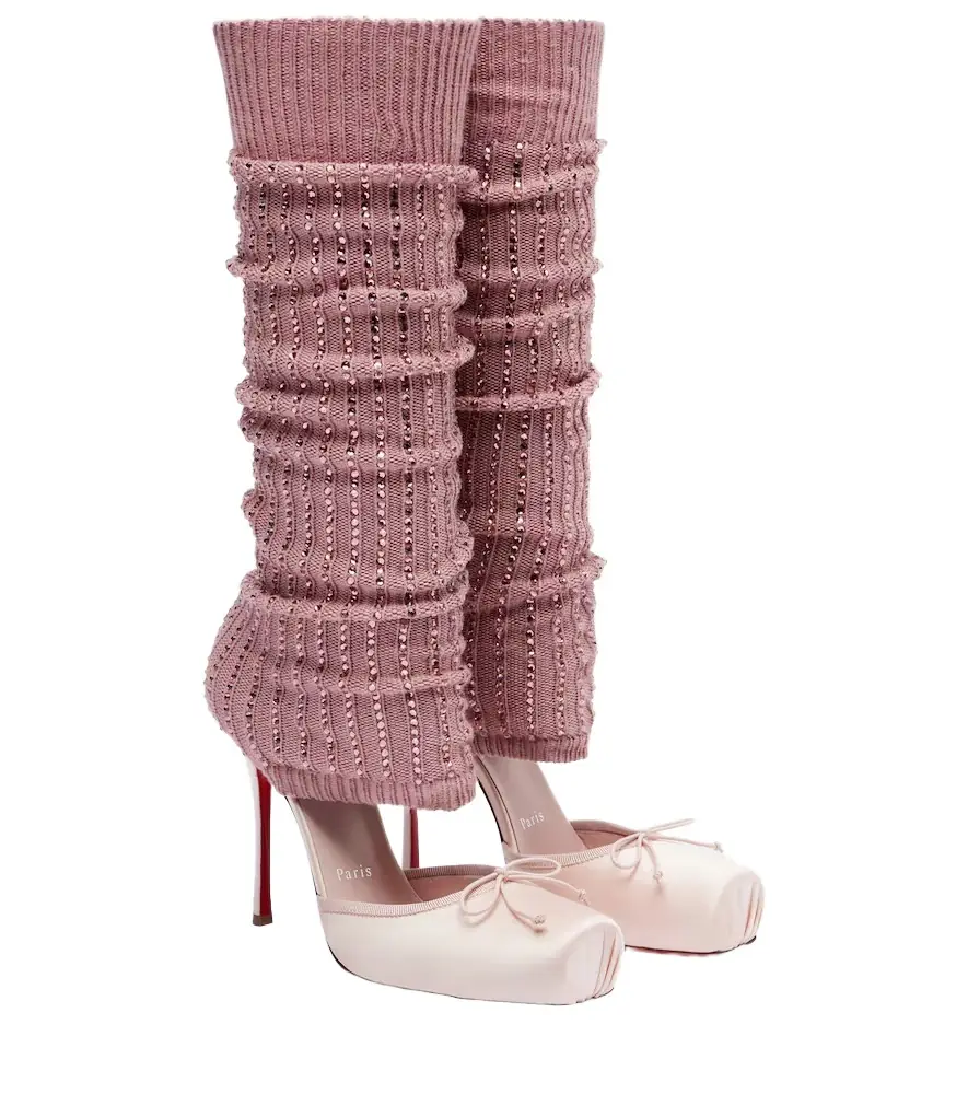 Christian Louboutin Cassia 100 satin pumps