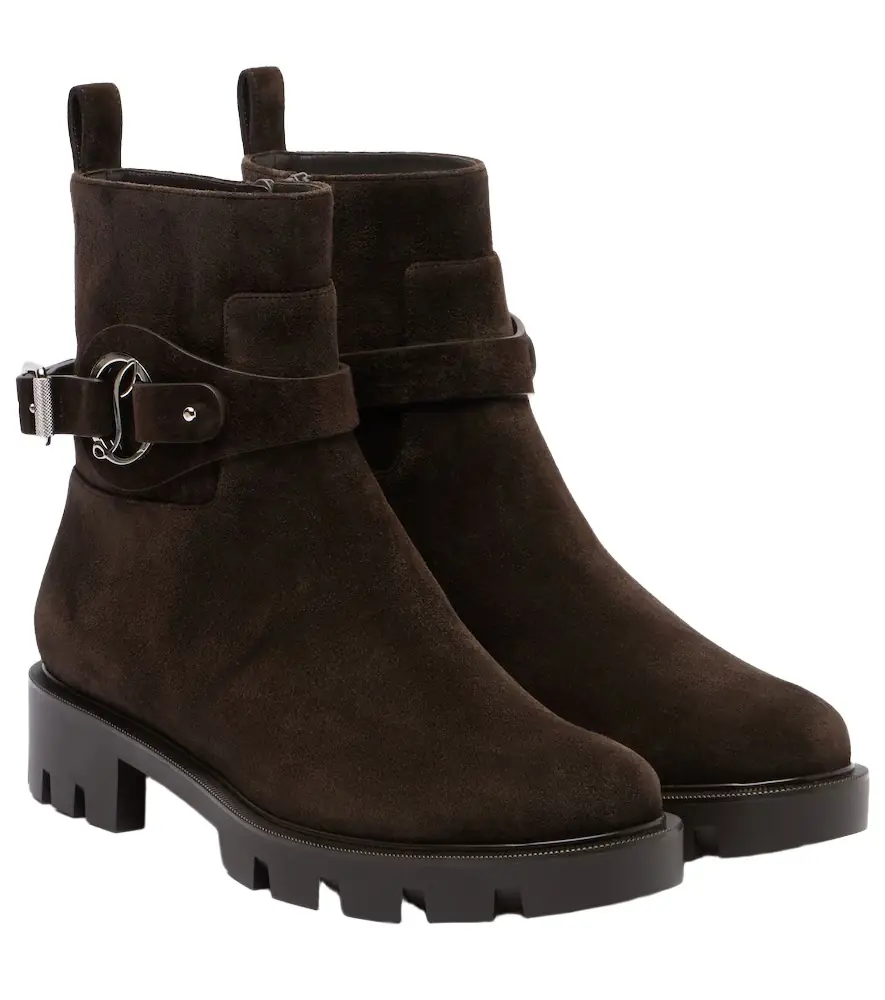 Christian Louboutin Dianouchette suede ankle boots