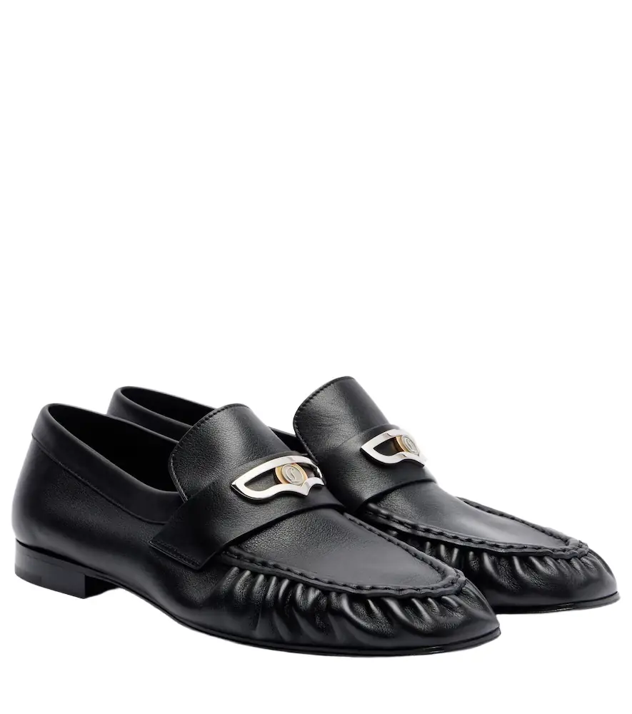 Christian Louboutin Mocallista leather penny loafers