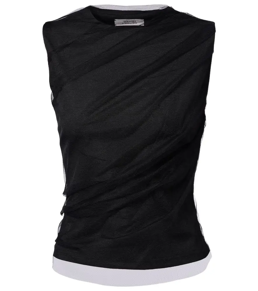 Dorothee Schumacher Draped tulle top