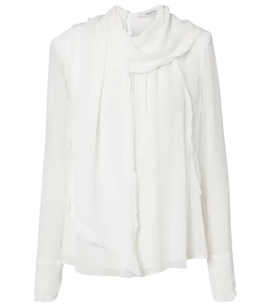 Dorothee Schumacher Sheer Twist georgette blouse