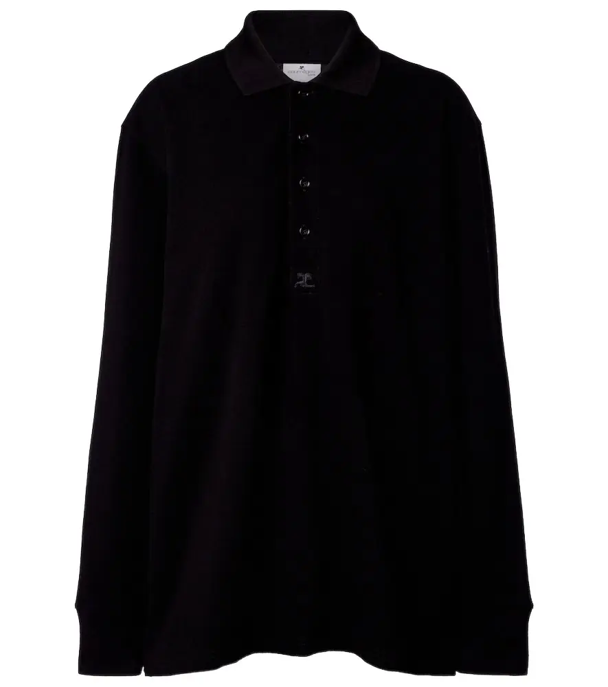 Courreges Courrèges Cotton jersey polo sweater