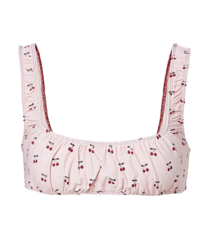 Montce Zoe printed bikini top