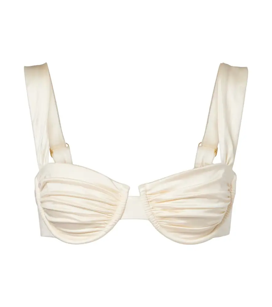 Montce Bella ruched bikini top