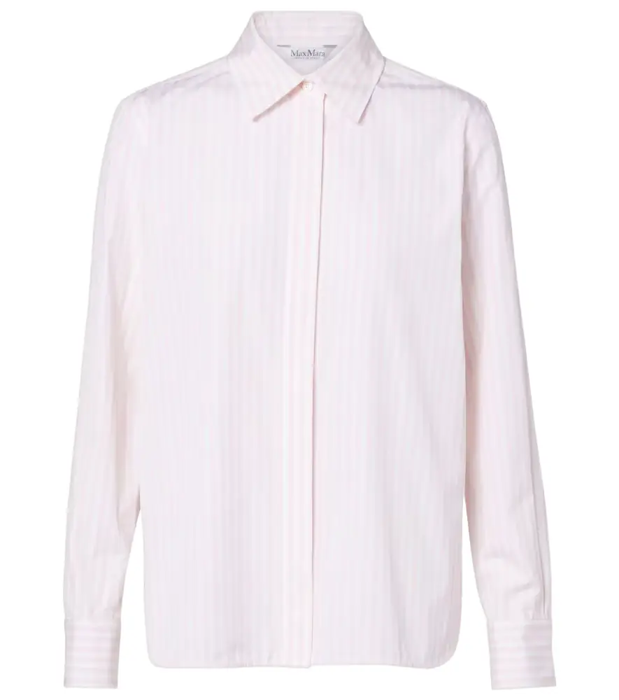Max Mara Accenni striped cotton shirt