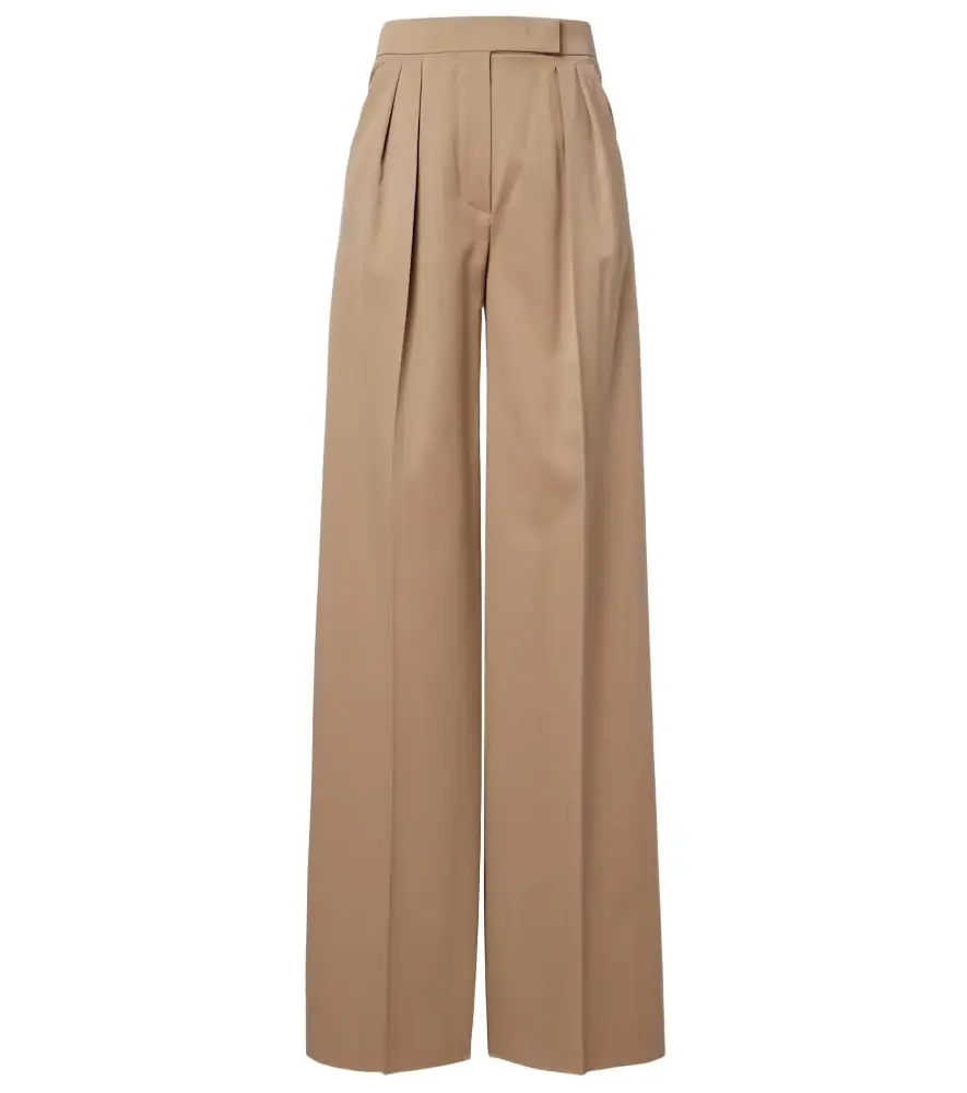 Max Mara Quorum virgin wool wide-leg pants
