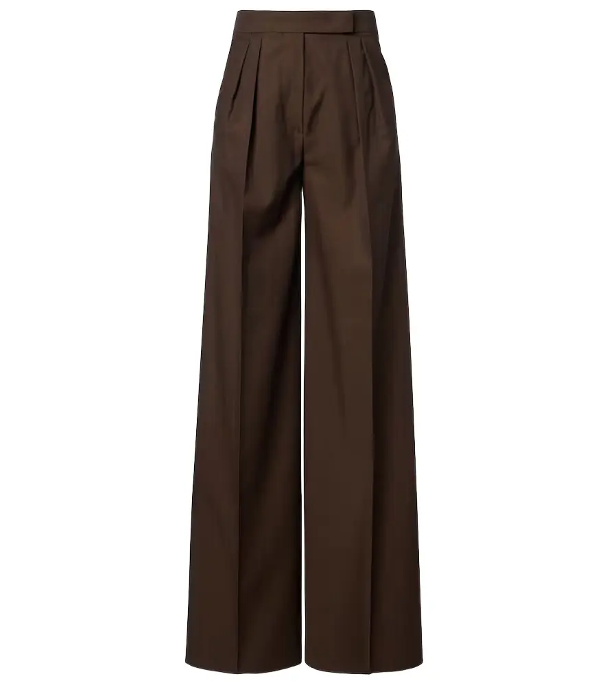 Max Mara Quorum virgin wool wide-leg pants