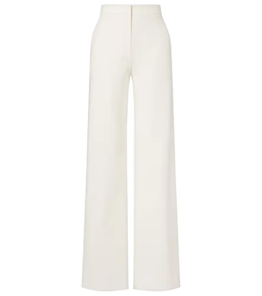 Max Mara Dentice cotton-blend wide-leg pants