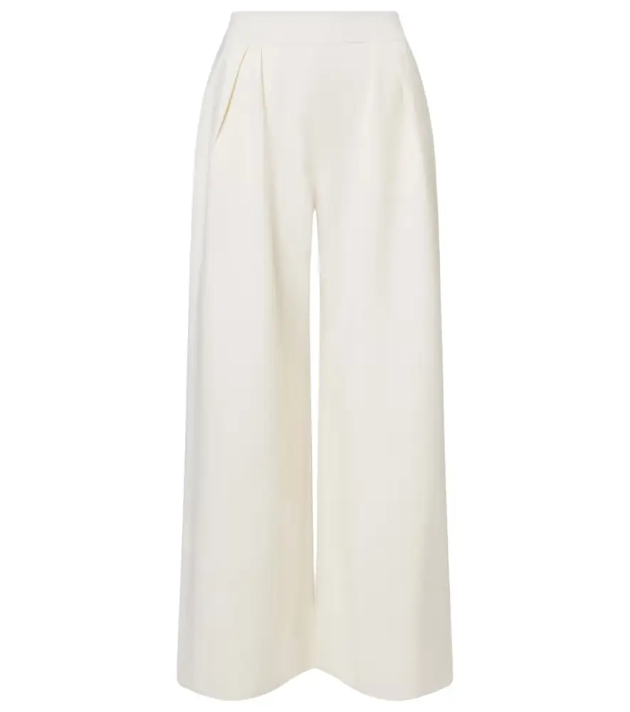 Max Mara Bora virgin wool wide-leg pants