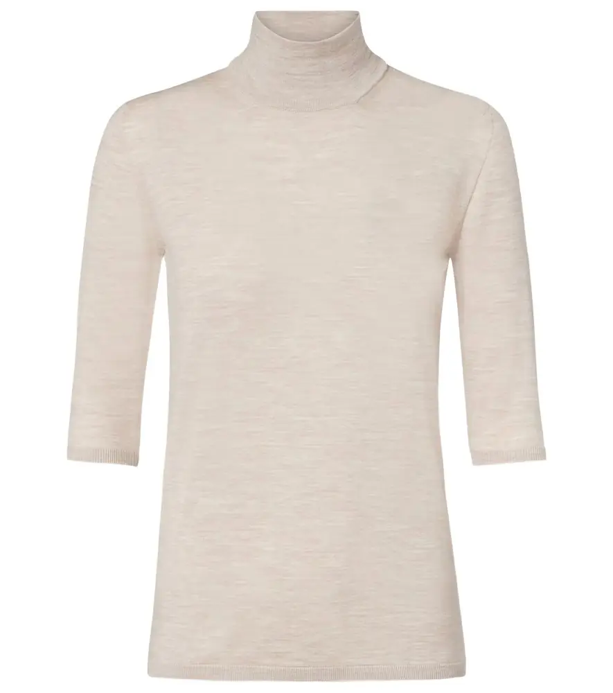Max Mara Boa virgin wool turtleneck top